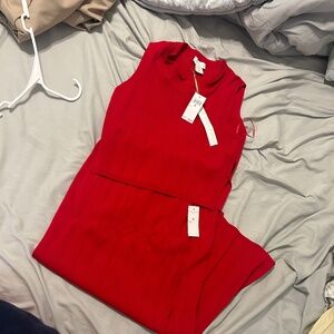 House of harlow ribbed two piece set